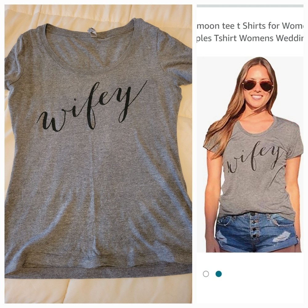 Wifey fitted tee small